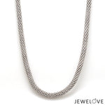 Load image into Gallery viewer, 4.75mm Platinum Popcorn Chain for Men JL PT CH 1004-C
