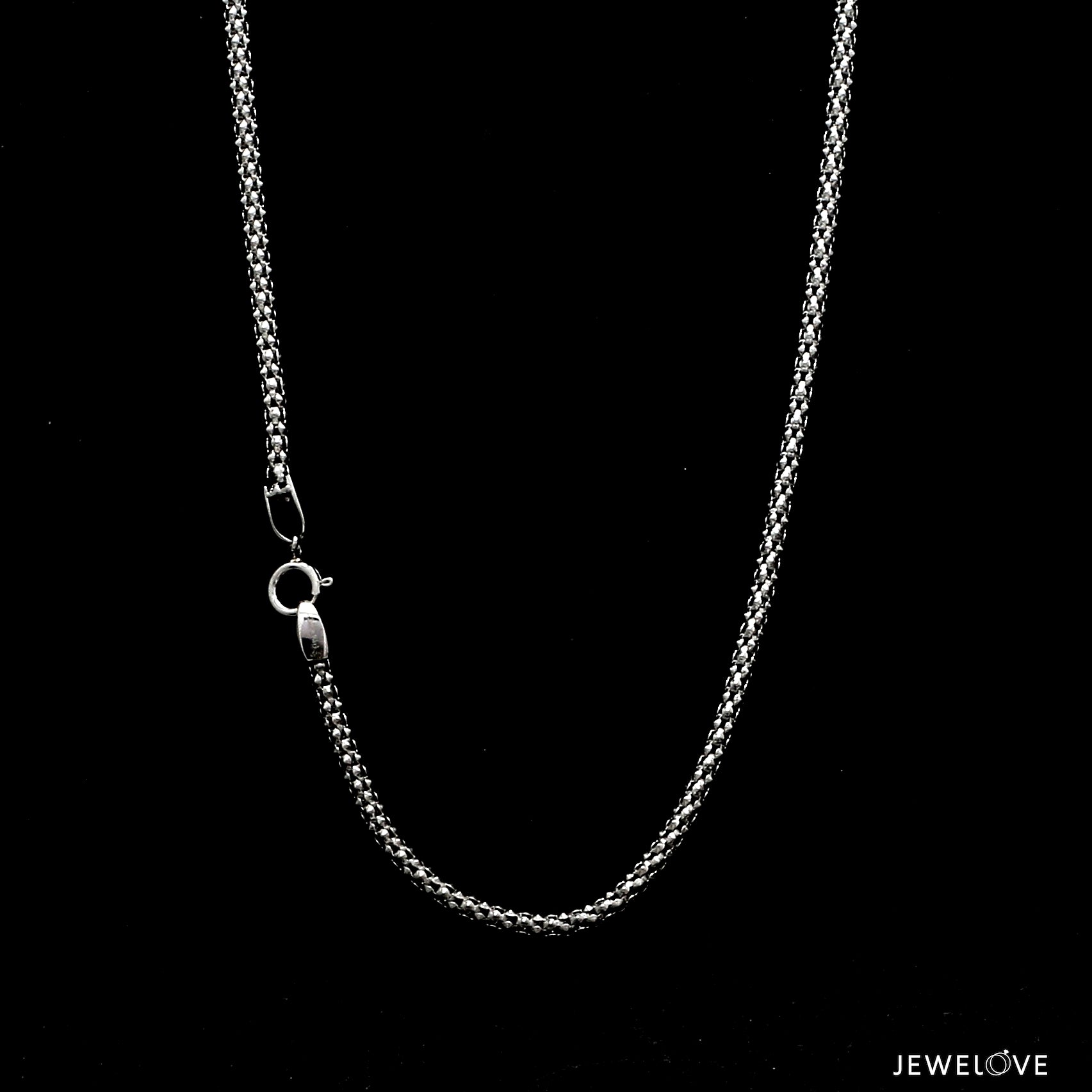 2.25mm PopCorn Platinum Chain JL PT CH 1004