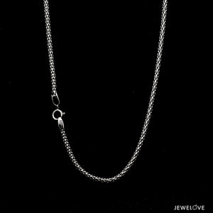 2.25mm PopCorn Platinum Chain JL PT CH 1004