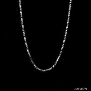 2.25mm PopCorn Platinum Chain JL PT CH 1004