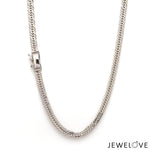 Load image into Gallery viewer, 4.5mm Japanese Platinum Cuban Chain for Men JL PT CH 1005-A   Jewelove
