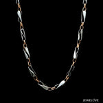 Load image into Gallery viewer, Men of Platinum | 3.5mm Pt + Rose Gold Chain for Men JL PT CH 1014-A   Jewelove.US
