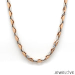 Load image into Gallery viewer, 3.5mm Heavy Platinum Rose Gold Chain for Men JL PT CH 1101-A
