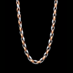 Load image into Gallery viewer, 5.5mm Heavy Platinum Rose Gold Chain for Men JL PT CH 1101
