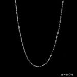 Load image into Gallery viewer, 1.25mm Thin Rectangular Links Platinum Chain JL PT CH 1115-A   Jewelove.US
