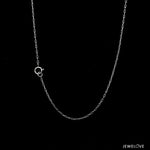 Load image into Gallery viewer, 1mm Japanese Thin Rectangular Links Platinum Chain JL PT CH 1115   Jewelove.US
