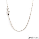 Load image into Gallery viewer, 1.25mm Japanese Platinum Chain for Women JL PT CH 1116-A   Jewelove.US
