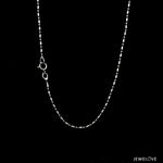Load image into Gallery viewer, 1.25mm Japanese Platinum Chain for Women JL PT CH 1116-A   Jewelove.US
