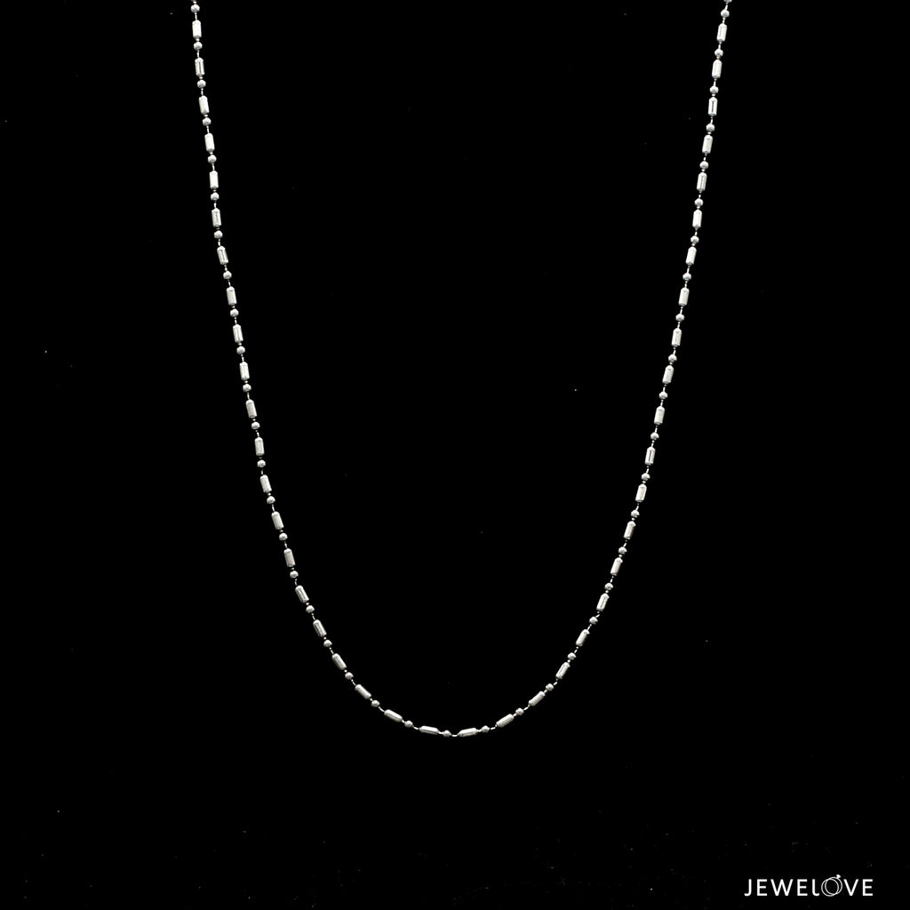 1.25mm Japanese Platinum Chain for Women JL PT CH 1116-A   Jewelove.US