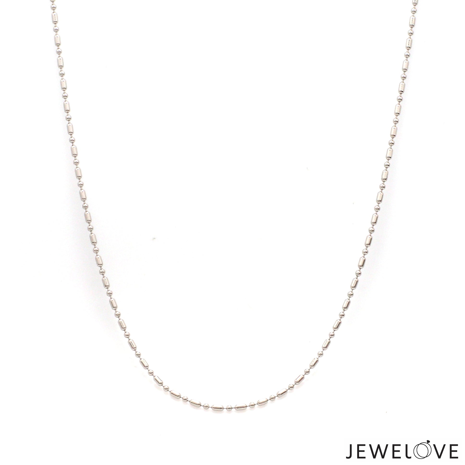 1mm Japanese Platinum Chain for Women JL PT CH 1116-B   Jewelove.US