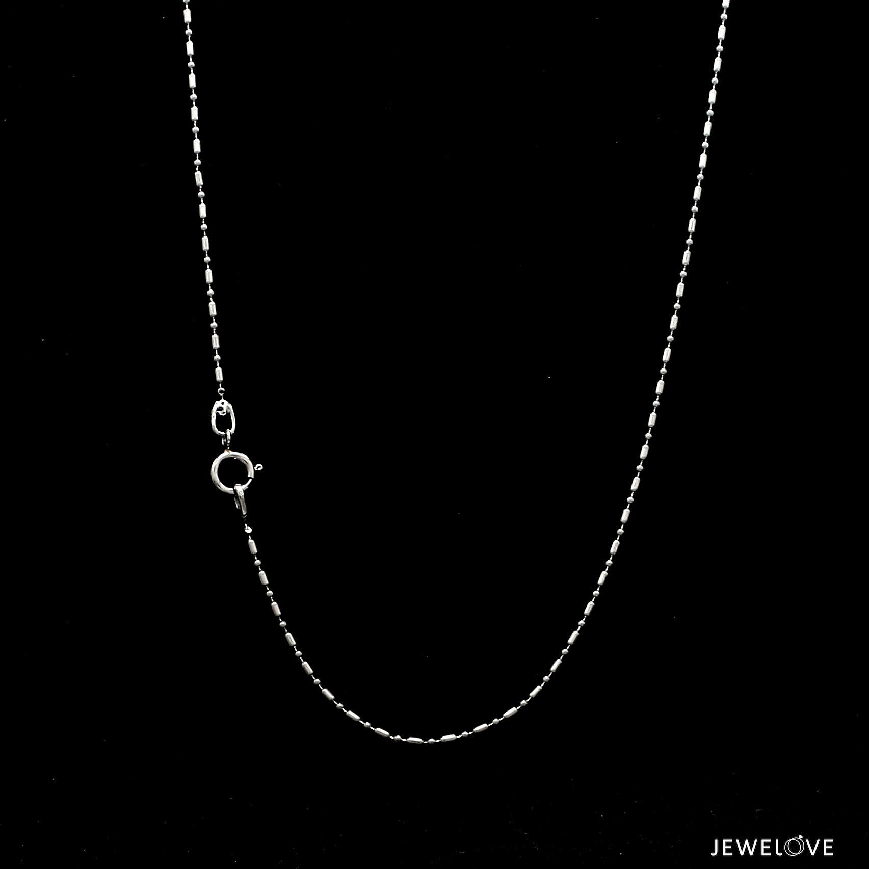 1mm Japanese Platinum Chain for Women JL PT CH 1116-B   Jewelove.US