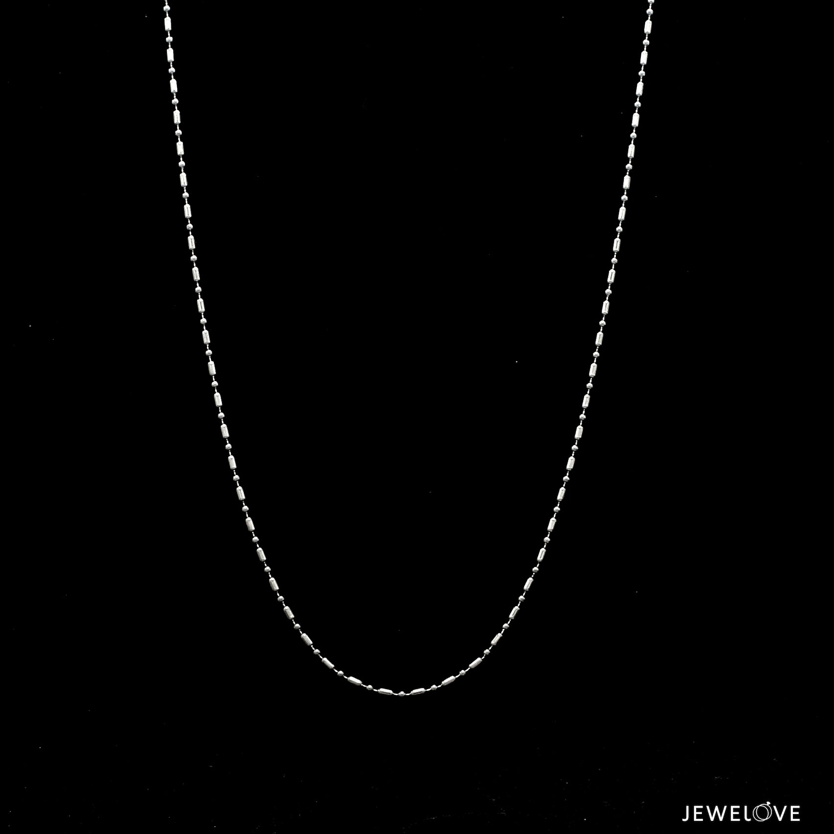 1mm Japanese Platinum Chain for Women JL PT CH 1116-B   Jewelove.US