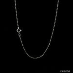 Load image into Gallery viewer, 1.5mm Japanese Platinum Double Balls Chain JL PT CH 1117   Jewelove.US
