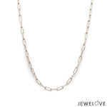Load image into Gallery viewer, 2mm Japanese Rectangular Links Classic Platinum Chain JL PT CH 1118   Jewelove.US
