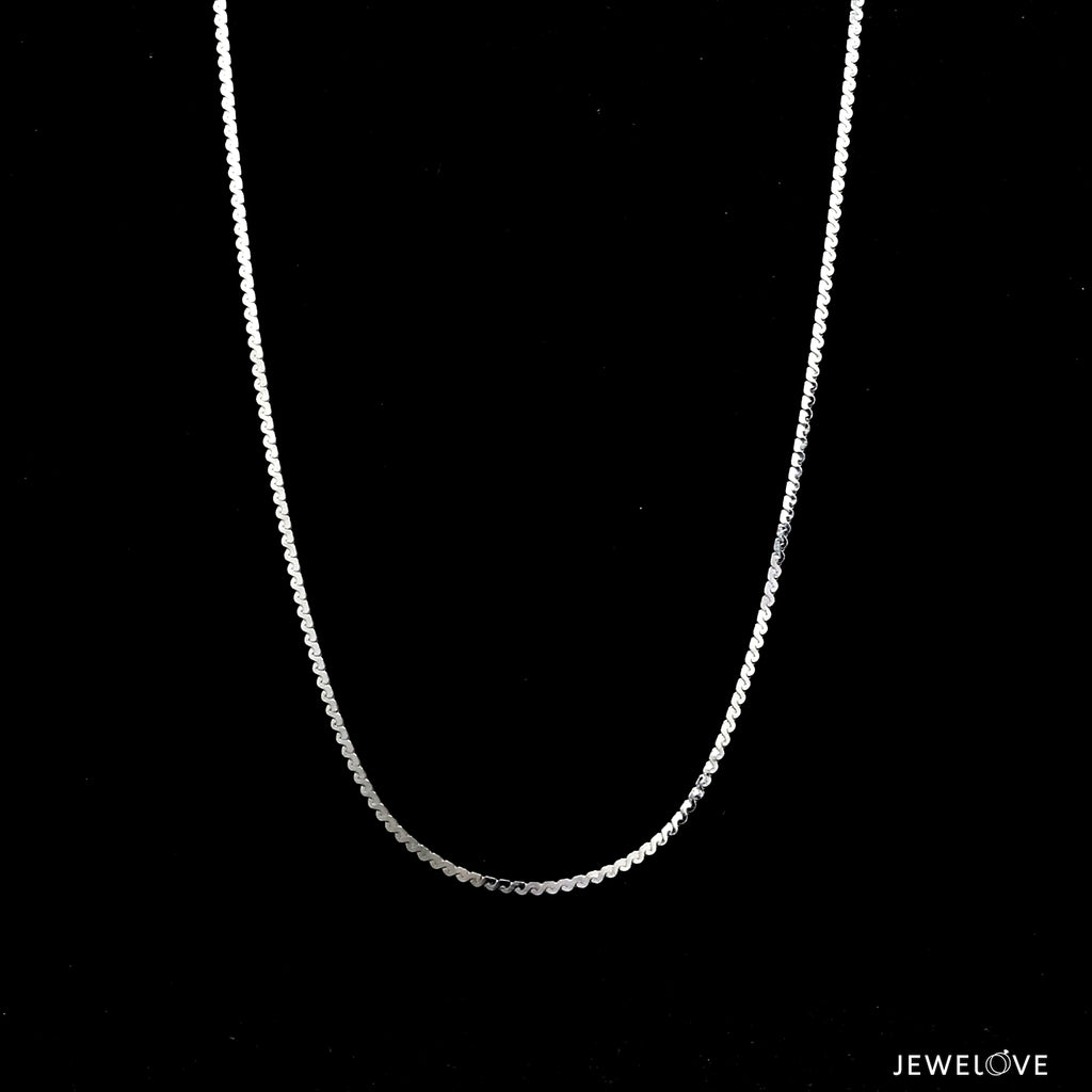 1.25mm Designer Japanese Platinum Chain for Women JL PT CH 1123-A   Jewelove.US