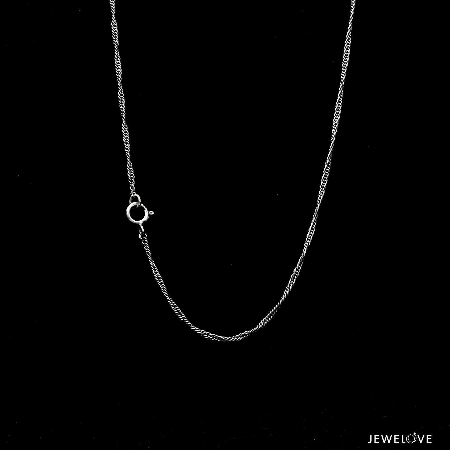 1.5mm Japanese Thin Platinum Chain for Women JL PT CH 1132-A   Jewelove.US