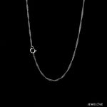 Load image into Gallery viewer, 1.5mm Japanese Thin Platinum Chain for Women JL PT CH 1132-A   Jewelove.US
