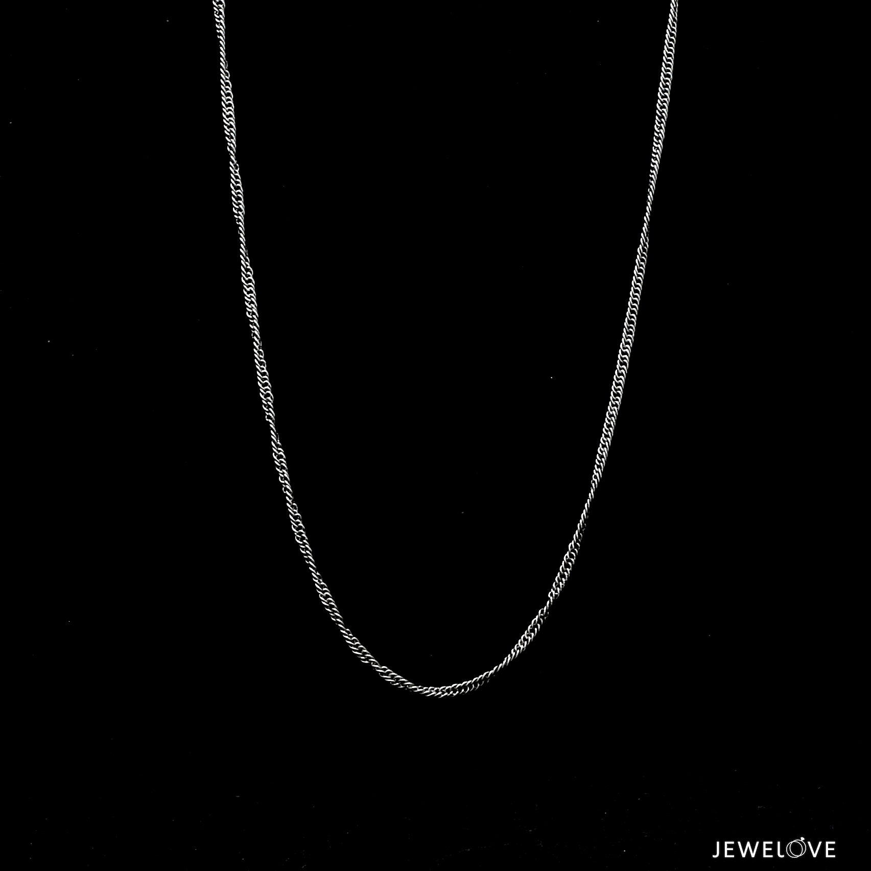 1.5mm Japanese Thin Platinum Chain for Women JL PT CH 1132-A   Jewelove.US