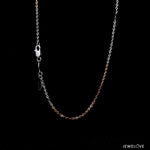 Load image into Gallery viewer, 1.5mm Japanese Platinum Rose Gold Cable Chain for Women JL PT CH 1134R   Jewelove.US
