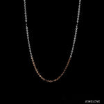 Load image into Gallery viewer, 1.5mm Japanese Platinum Rose Gold Cable Chain for Women JL PT CH 1134R   Jewelove.US
