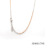 Load image into Gallery viewer, 1.5mm Japanese Platinum Rose Gold Cable Chain for Women JL PT CH 1134R   Jewelove.US
