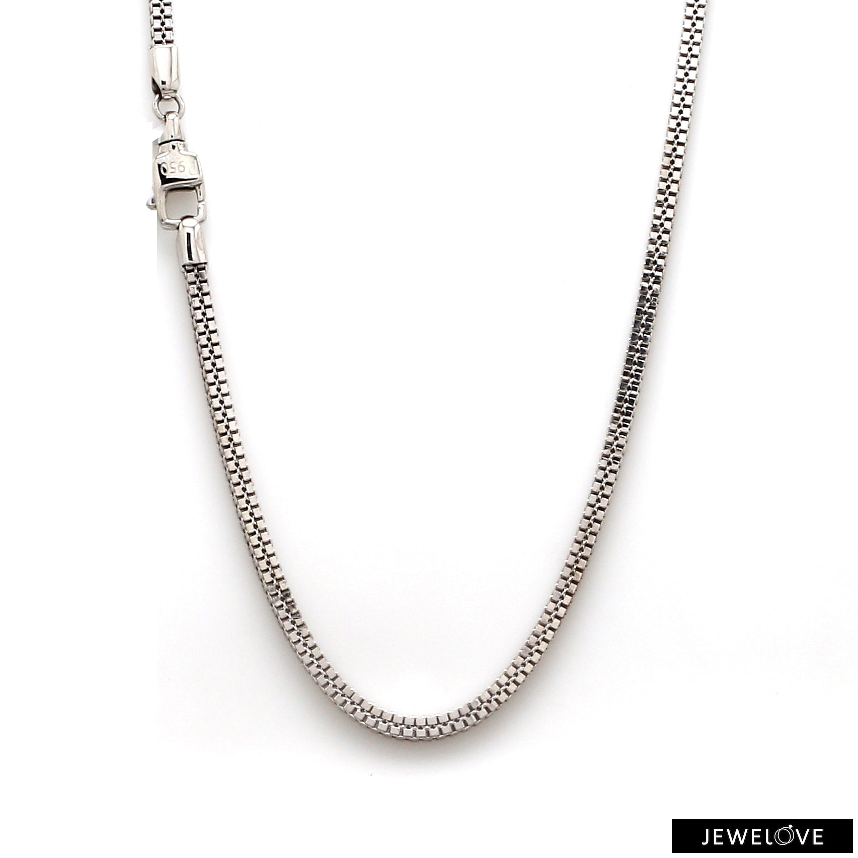 Platinum Double Box Chain for Men JL PT CH 1194