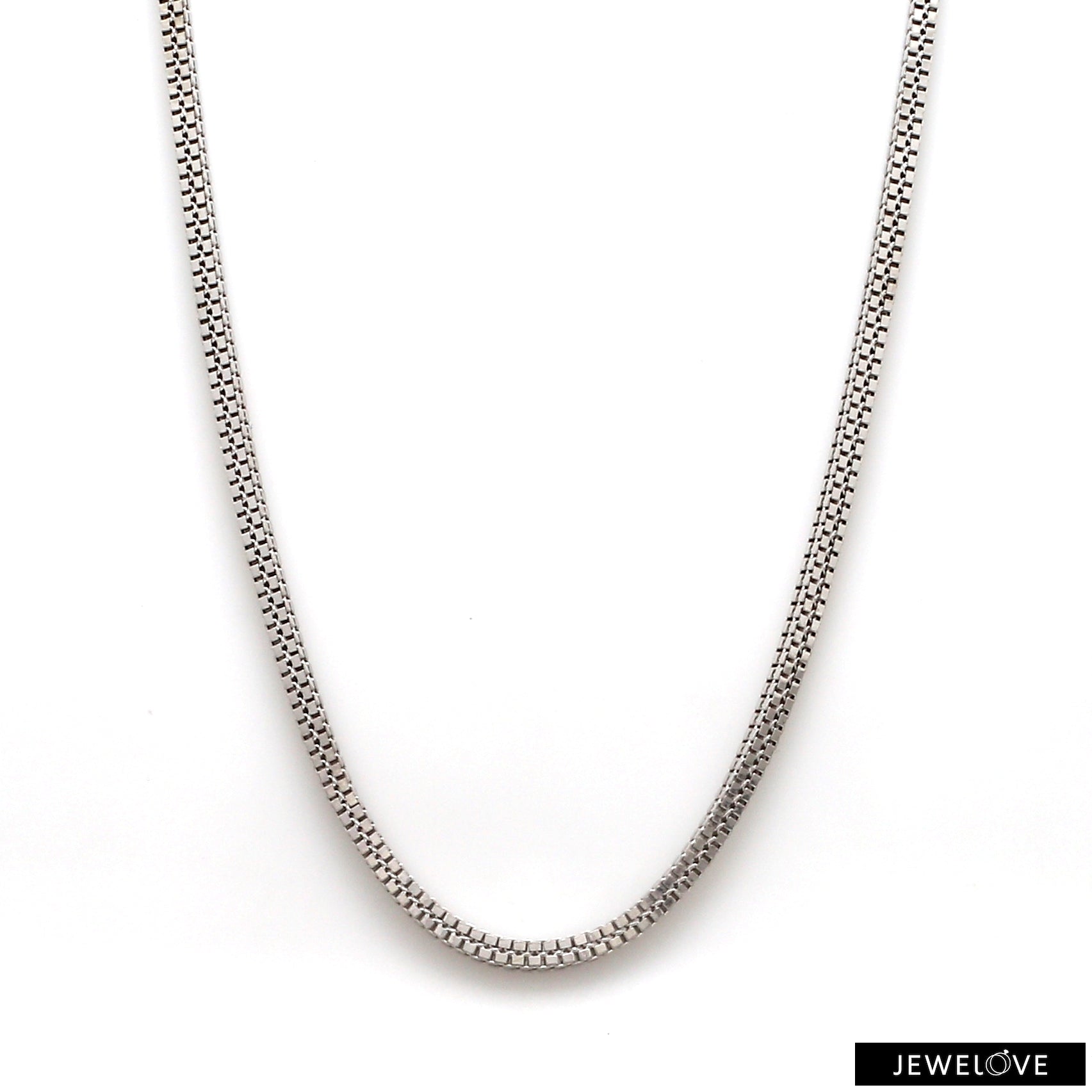 Platinum Double Box Chain for Men JL PT CH 1194