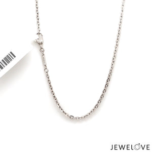 Platinum Oval Links Chain for Men JL PT CH 1199