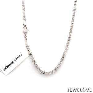 Platinum 3D Round Chain for Men JL PT CH 1200