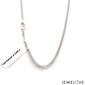 Platinum 3D Round Chain for Men JL PT CH 1200   Jewelove.US