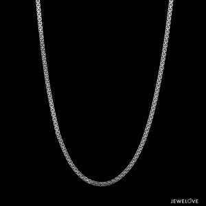 2mm Platinum Chain for Men JL PT CH 1202   Jewelove.US