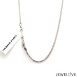 Load image into Gallery viewer, 2mm Platinum Chain for Men JL PT CH 1202   Jewelove.US
