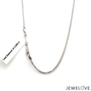 2mm Platinum Chain for Men JL PT CH 1202   Jewelove.US