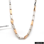 Load image into Gallery viewer, Platinum &amp; Rose Gold Chain for Men JL PT CH 1203   Jewelove.US
