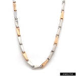 Load image into Gallery viewer, Platinum &amp; Rose Gold Chain for Men JL PT CH 1203   Jewelove.US
