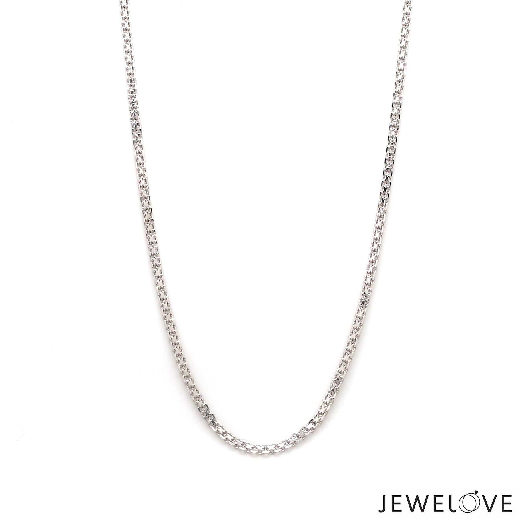 2mm Platinum Chain for Men JL PT CH 1202   Jewelove.US