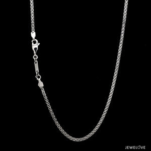 2mm Platinum Chain for Men JL PT CH 1202   Jewelove.US