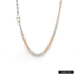 Load image into Gallery viewer, Platinum &amp; Rose Gold Chain for Men JL PT CH 1204   Jewelove.US
