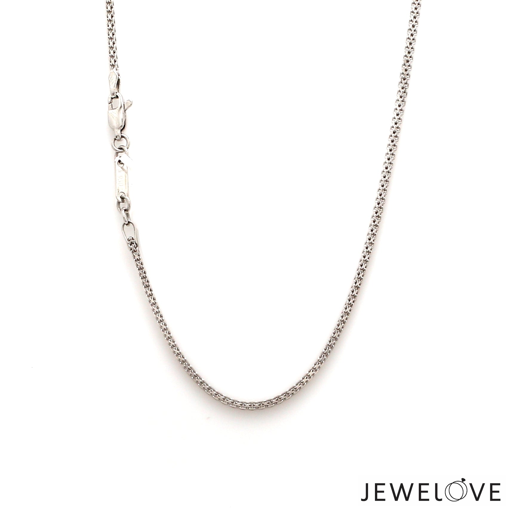 1.5mm Platinum Unisex Chain JL PT CH 1209-A   Jewelove.US