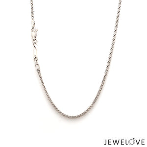 1.5mm Platinum Unisex Chain JL PT CH 1209-A   Jewelove.US