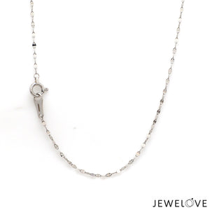 1.25mm Japanese Platinum Fantasy Chain for Women JL PT CH 1213   Jewelove.US