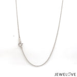 Load image into Gallery viewer, 1.25mm Japanese Platinum Rolo Chain for Women JL PT CH 1214-A
