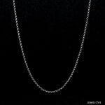 Load image into Gallery viewer, 1.25mm Japanese Platinum Rolo Chain for Women JL PT CH 1214-A
