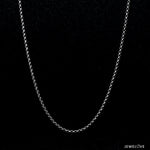 Load image into Gallery viewer, 1.25mm Japanese Platinum Rolo Chain for Women JL PT CH 1214-A   Jewelove.US
