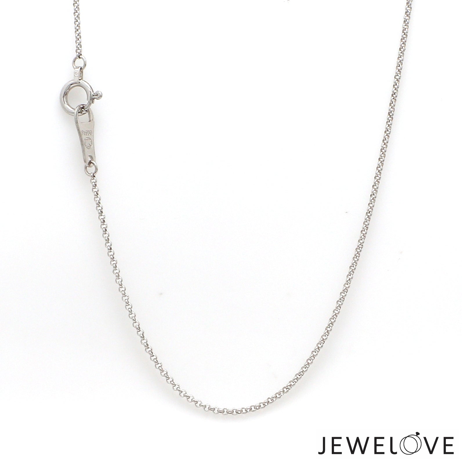 1mm Platinum Rolo Japanese Chain for Women JL PT CH 1214-B   Jewelove.US