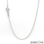 Load image into Gallery viewer, 1mm Platinum Rolo Japanese Chain for Women JL PT CH 1214-B   Jewelove.US
