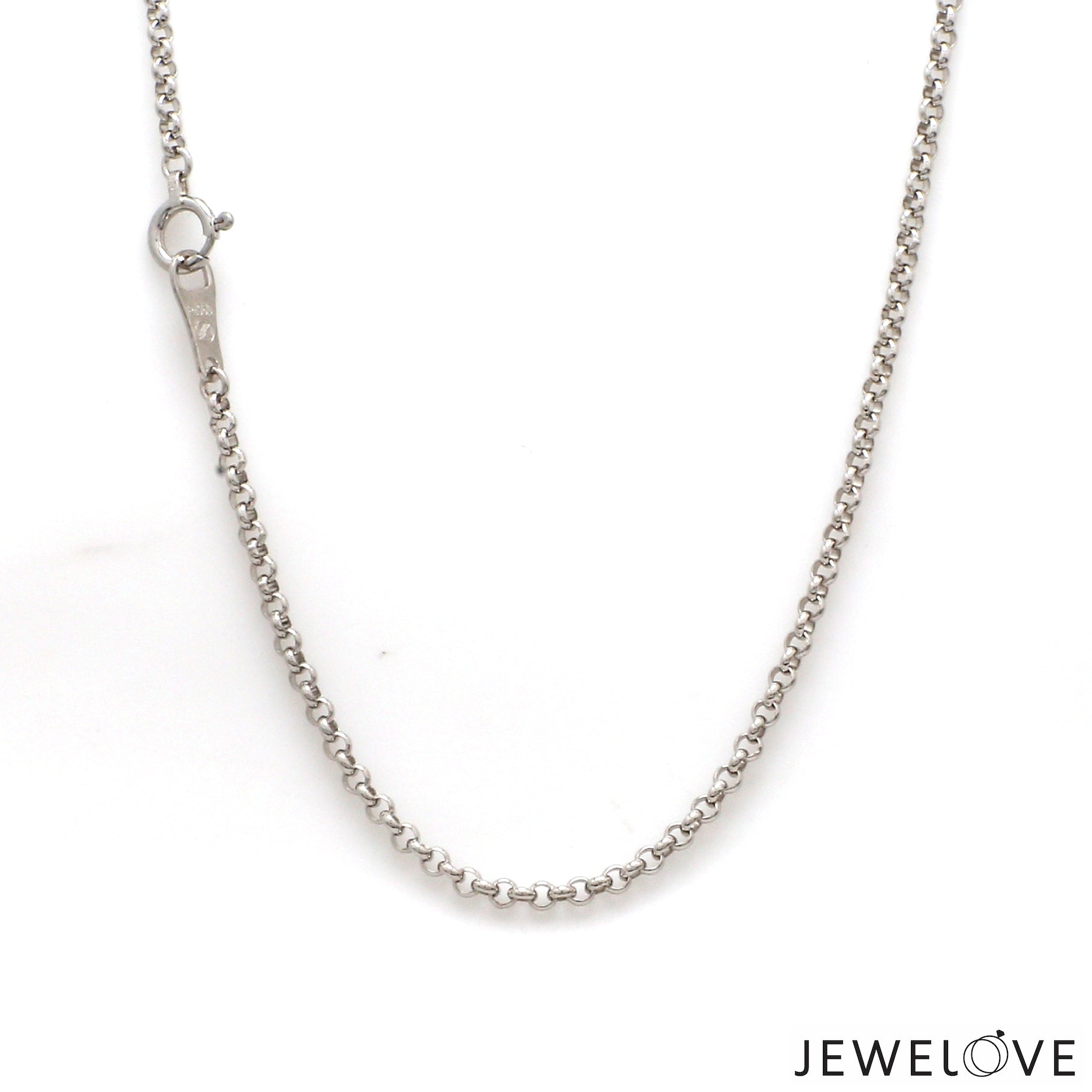 2mm Platinum Rolo Japanese Chain for Women JL PT CH 1214   Jewelove.US