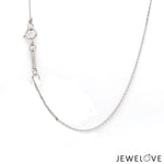 Load image into Gallery viewer, 0.75mm Platinum Cable Chain for Women JL PT CH 1215-A   Jewelove.US
