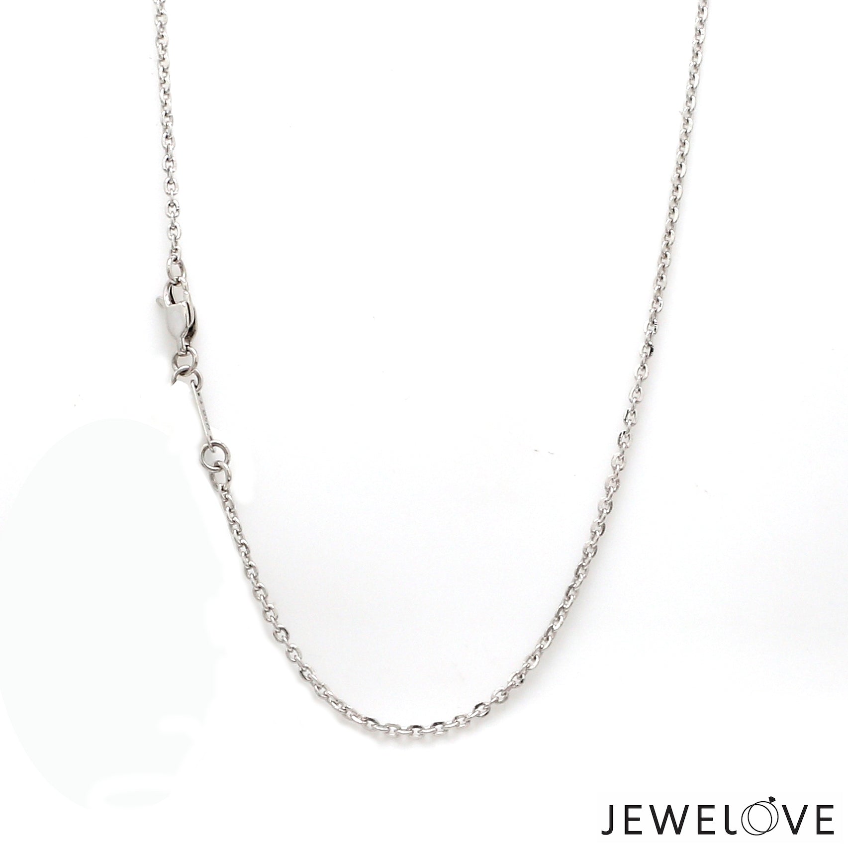 1.75mm Platinum Cable Unisex Chain JL PT CH 1215-B   Jewelove.US