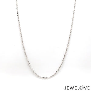 1.75mm Platinum Cable Unisex Chain JL PT CH 1215-B   Jewelove.US